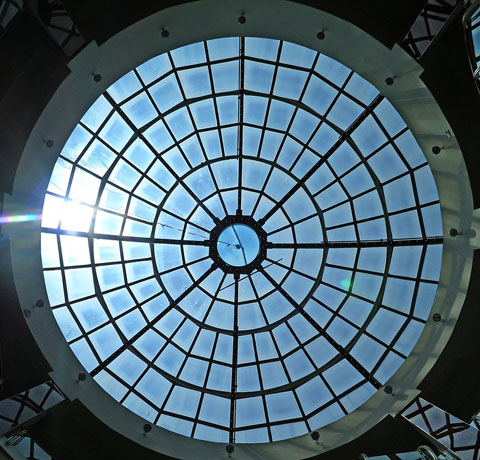 Security Glass for dome