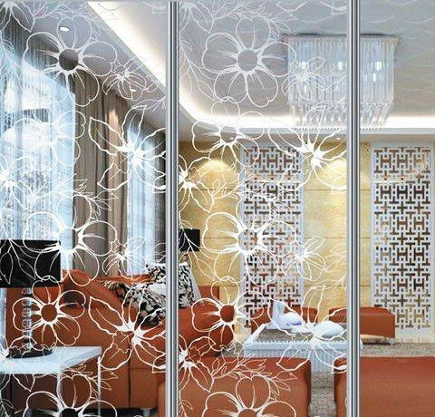 printed glass partitions